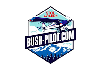 design bush pilot hats logo