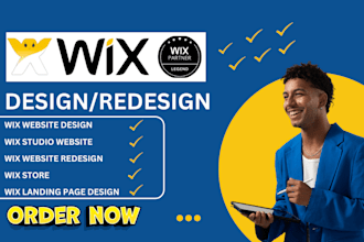 design or redesign wix website, wix studio website, wix website design