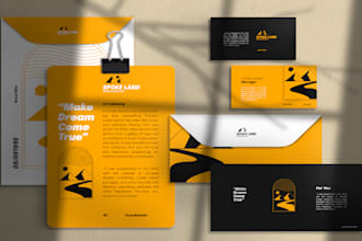 design a luxury brand identity and branding kit