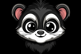 make  art illustration with animals or pet portrait