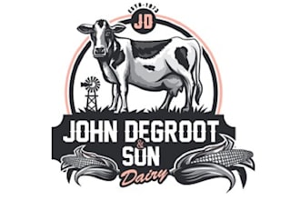 design fantastic dynamic dairy farm logo