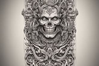 create unique custom tattoo any tattoo design, tattoo artist