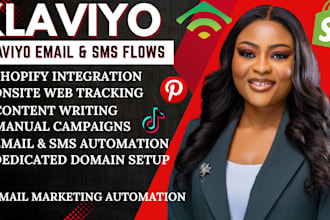 setup advanced klaviyo email flows for shopify ecommerce,