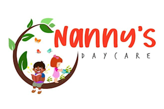 do kids, children, daycare, childcare, preschool and toy shop logo design
