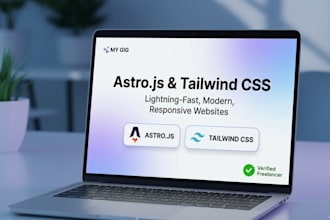 a responsive astro js website with tailwind CSS and SEO optimization