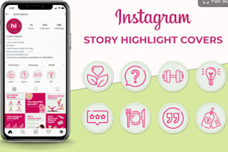 design a banner for instagram stories and highlights