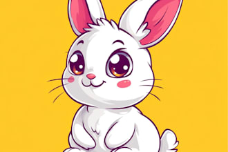 make cute animal illustration