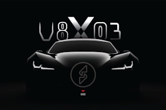 do a modern auto dealership car detailing auto repair automotive or car logo