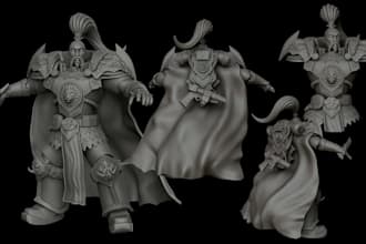 sculpt 3d warhammer 40k 30k miniature mini dnd figurine horus heresy print US UK