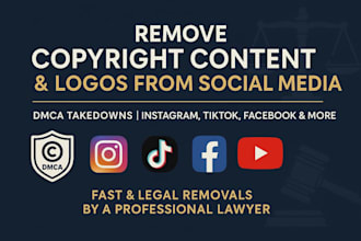 take down delete harassing defaming content fb,tiktok,reddit,google