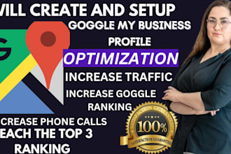 create and optimize gmb profile for google map ranking and listing