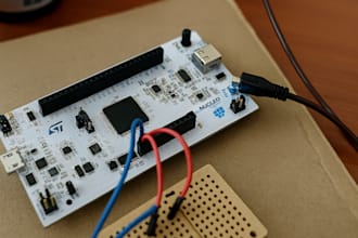 develop embedded firmware for esp32, stm32, and pic microcontrollers