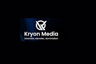 create a modern and creative media logo design