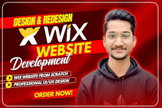 do wix website design and redesign wix landing page