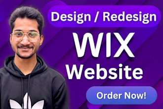 do wix website design and redesign wix landing page