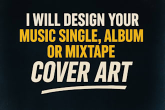 design your music single, album or mixtape cover art
