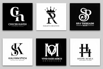 do luxury fashion clothing brand, apparel and boutique logo design