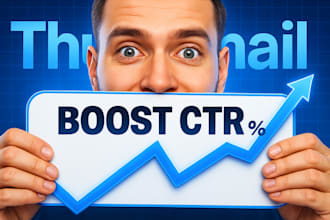 design eye catchy youtube thumbnails to boost content