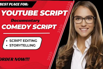 do engaging video script documentary historical mystery video for youtube