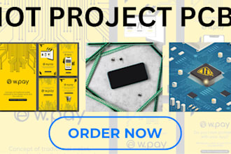 do iot project pcb, esp32, pi, lora, aws, mqtt, mobile, web app, pcb electronics