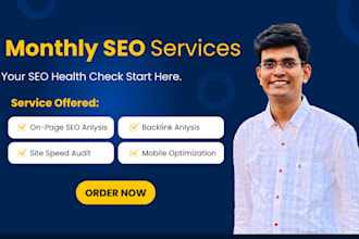provide monthly seo services to boost organic ranking