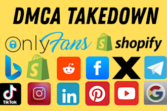 be your dmca consultant to remove leaked, stolen, or pirated content