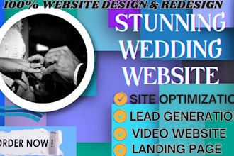 design or redesign wix squarespace wedding website photography with rsvp