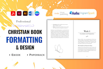 design, format daily devotional, prayer journal, christian ebook, theology books