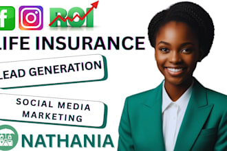 generate fresh life insurance marketing leads facebook, instagram, tiktok leads