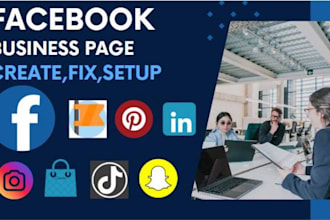 create, setup and manage your facebook business page