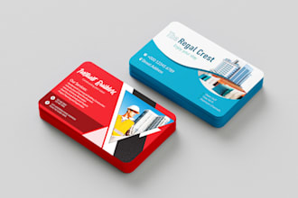 design a clean business or visiting card within 24 hours