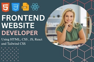 design modern frontend UI with HTML, CSS, js, and react