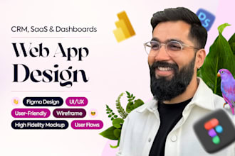 design a friendly UI for your CRM, saas, and web apps