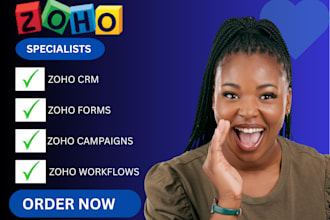 setup zoho commerce, inventory, zoho social backstage books, site, CRM and mail
