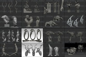 create custom 3d models, high quality 3d prints and props