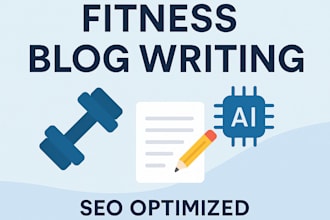 write SEO optimized ai powered fitness and health content