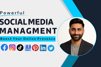 be your pro social media manager, monthly management