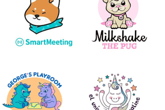redesign cute kawaii cartoon mascot logo design