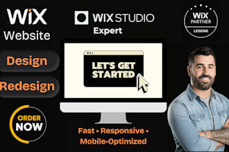 design, redesign or fix website in wix studio