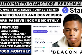 set up system io sales funnel stan store beacon ai master reselling right