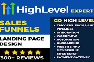 set up gohighlevel workflows automations chatbot sales funnel website results