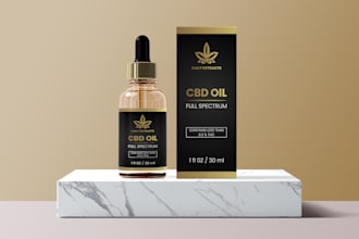 do custom label design for supplements, cbd, and hemp oil products