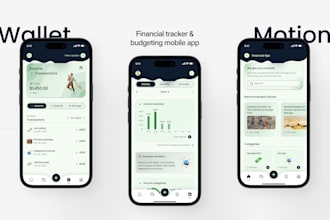 design mobile app UI UX, wireframe, and prototype in figma