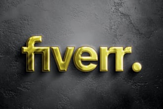 convert or replicate your logo with realistic metal or gold