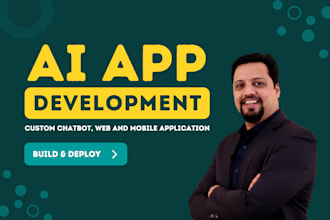 build your ai saas, web and mobile app or ai agent
