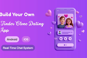 develop a full featured dating app like tinder or bumble