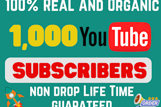 do 1k monetization approved subscriber in your youtube channel organically fast
