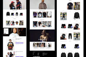design your streetwear shopify website for your clothing brand store