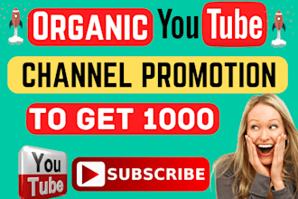 do 1k monetization approved subscriber in your youtube channel organically fast