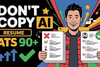 upgrade and ats optimized resume and cv for linkedin